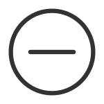 Negative SVG Icon
